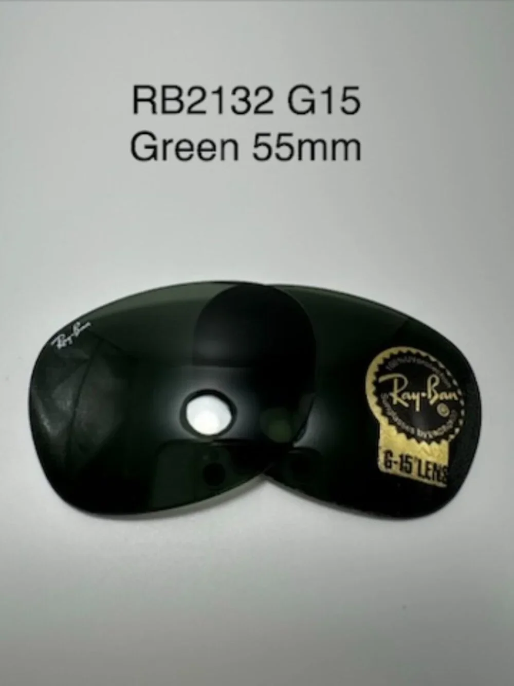 Replacement lenses for Ray-Ban RB2132 New Wayfarer g15 green 55mm new
